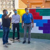 Visita del Alcalde de Sanlúcar y el primer teniente de Alcalde al colegio Visita del Alcalde de Sanlúcar y el primer teniente de Alcalde al colegio