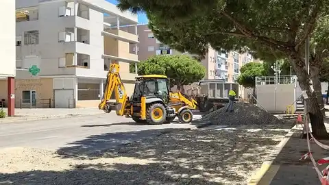 Las obras han comenzado hoy Las obras han comenzado hoy