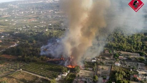 Incendio Marina Alta
