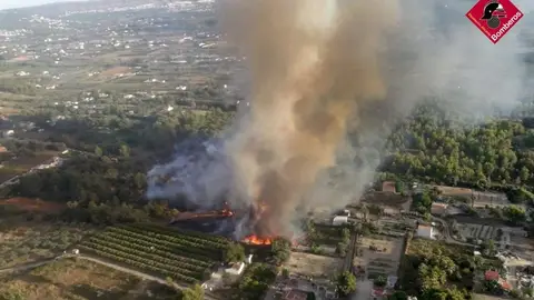 Incendio Marina Alta Incendio Marina Alta
