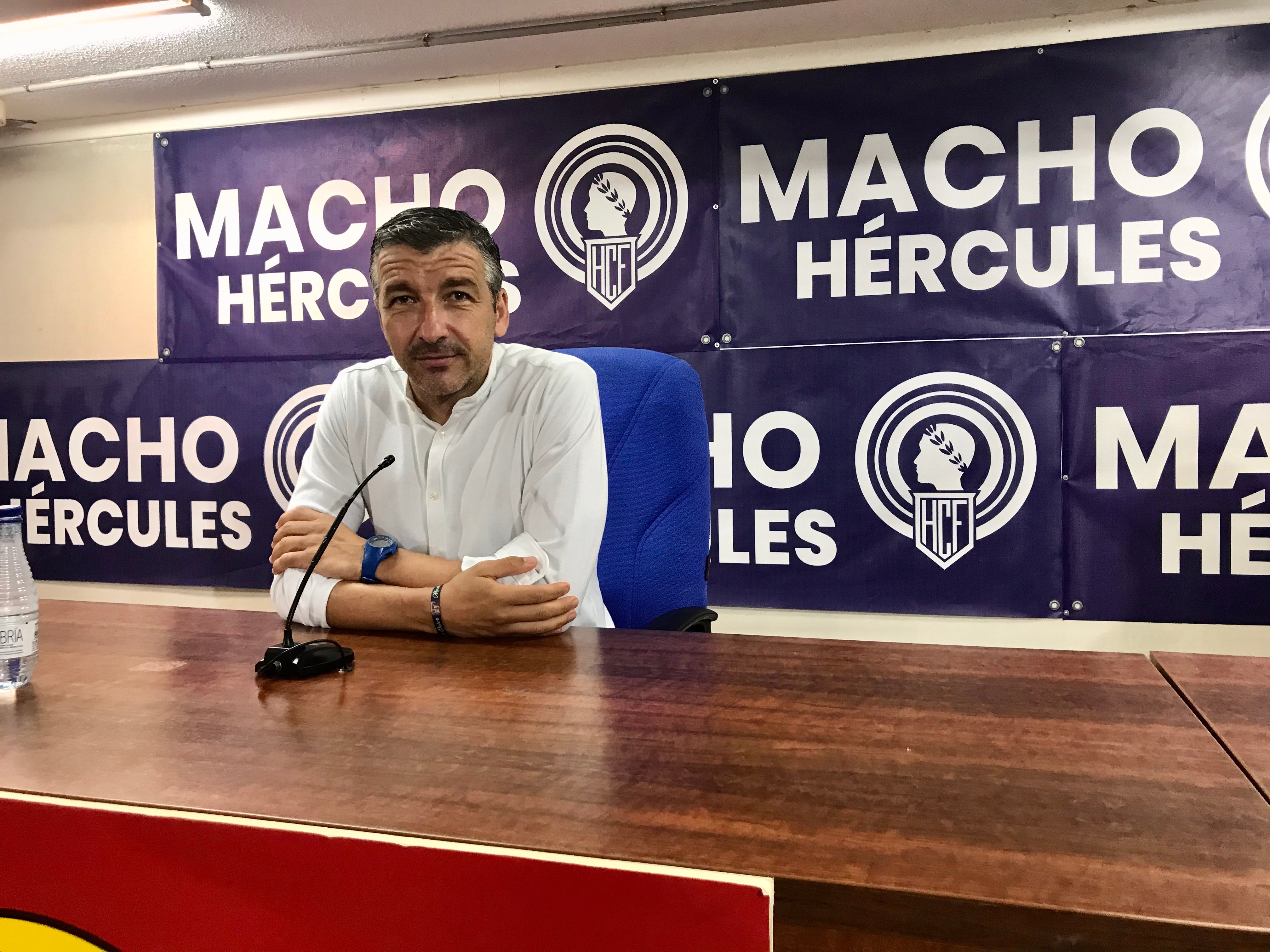 Cubillo: "El fuerte del Hércules debe estar en el grupo" Cubillo: "El fuerte del Hércules debe estar en el grupo"