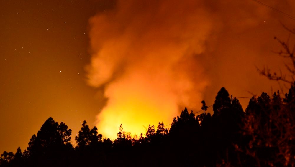 Imagen del incendio de La Palma