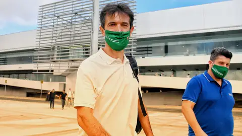 El entrenador José Rojo 'Pacheta' y el empresario argentino Christian Bragarnik, propietario del Elche CF. ELCHE CF