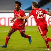 Coman celebra un gol con el Bayern Coman celebra un gol con el Bayern