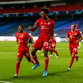 Kingsley Coman, autor del gol del Bayern de Múnich Kingsley Coman, autor del gol del Bayern de Múnich
