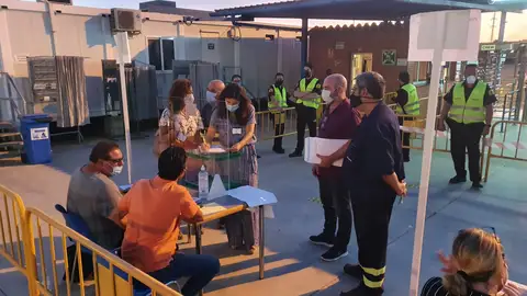 Votaciones esta mañana a primera hora Votaciones esta mañana a primera hora