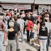 800 personas acuden a la concentración de la Plataforma Pisoraca y Comarcas Vivas en Aguilar de Campoo