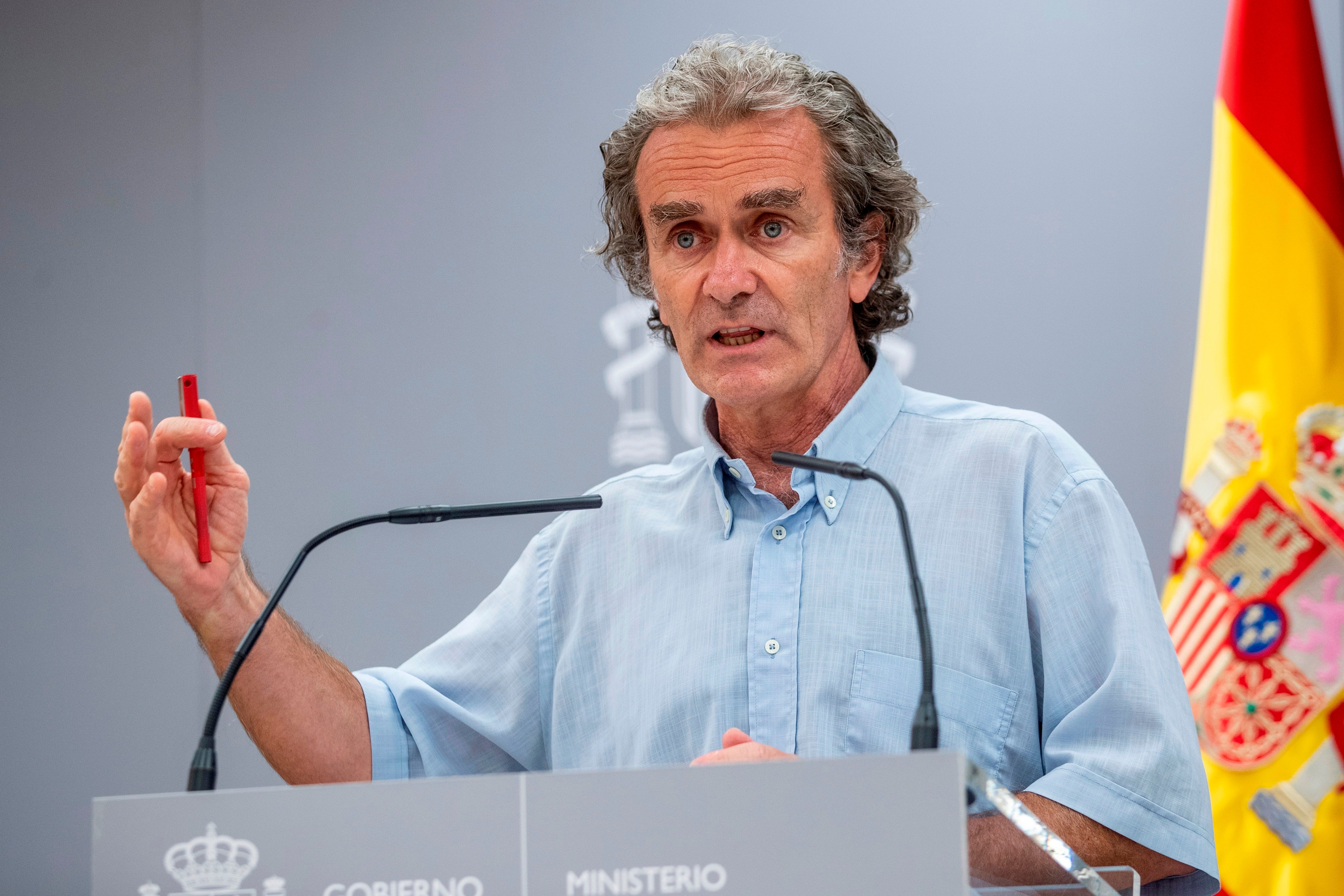 Fernando Simón asegura que deberán tomarse "medidas drásticas" en autonomías como Madrid si no bajan los contagios Fernando Simón asegura que deberán tomarse "medidas drásticas" en autonomías como Madrid si no bajan los contagios