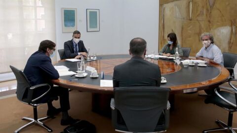 Reuni&oacute;n de la Comisi&oacute;n de Seguimiento del Coronavirus en La Moncloa