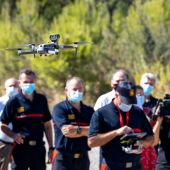 Drones en la nueva unidad de Bomberos de Zaragoza