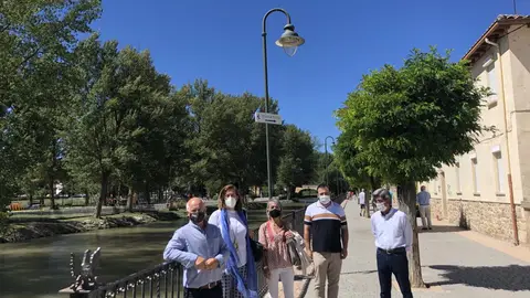 El Paseo de la Cascajera de Aguilar luce totalmente acondicionado tras los 94.438 € de inversión de Diputación de Palencia Diputación de Palencia