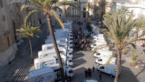 Camiones de basura de C&aacute;diz