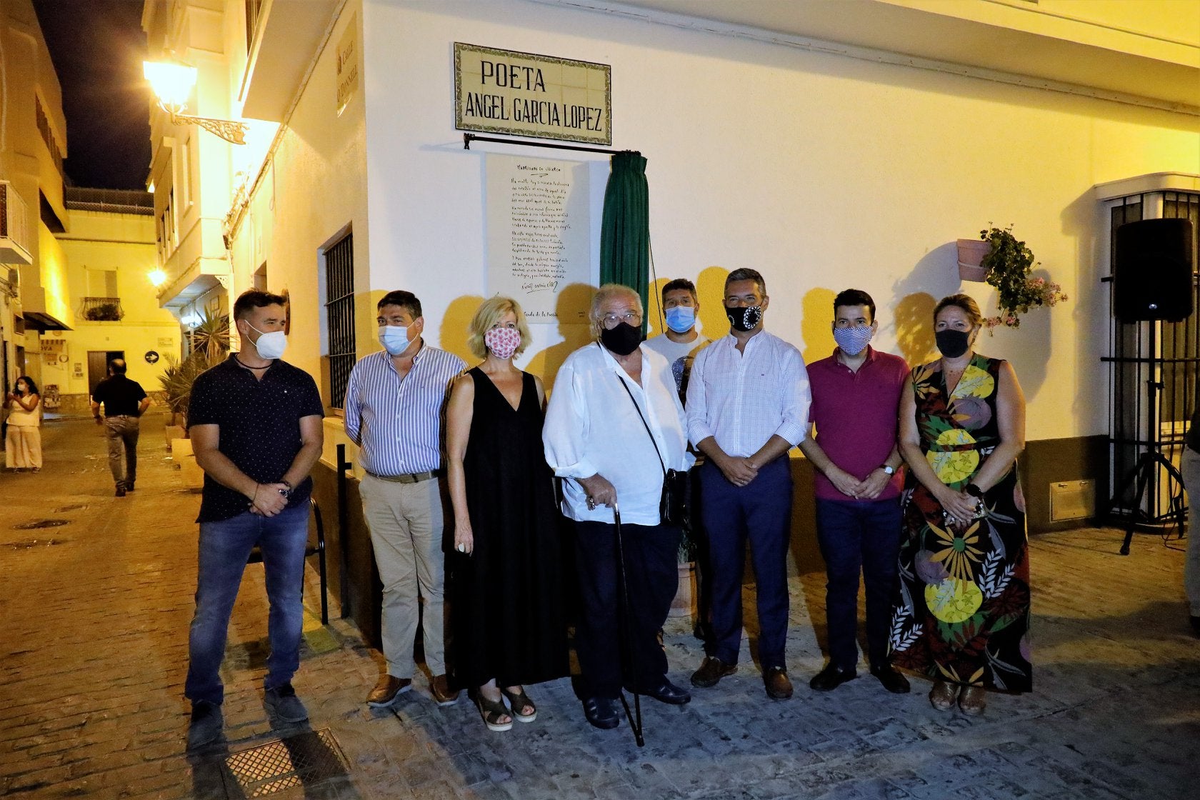 Ángel García López inaugura la 'Senda de la Poesía' de Rota Ángel García López inaugura la 'Senda de la Poesía' de Rota