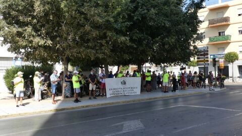 Manifestaci&oacute;n en defensa de una salud digna en Rota