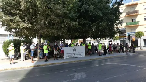 Manifestación en defensa de una salud digna en Rota Manifestación en defensa de una salud digna en Rota