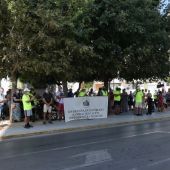 Manifestación en defensa de una salud digna en Rota