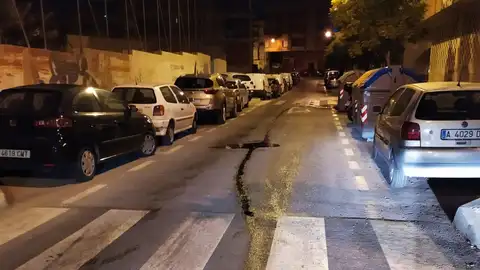 Calle Omega, Alicante Reguero de aceite