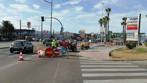 Las obras han comenzado hoy Las obras han comenzado hoy