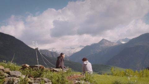 Pau Donés junto a Jordi Évole en 'Eso que tú me das'