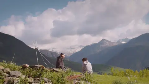 Pau Donés junto a Jordi Évole en 'Eso que tú me das' Pau Donés junto a Jordi Évole en 'Eso que tú me das'