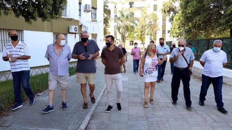 Instantes de la visita