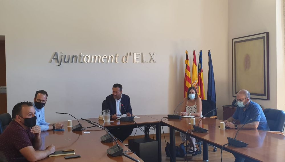 Comparecencia de PSOE y Compromís per Elx.