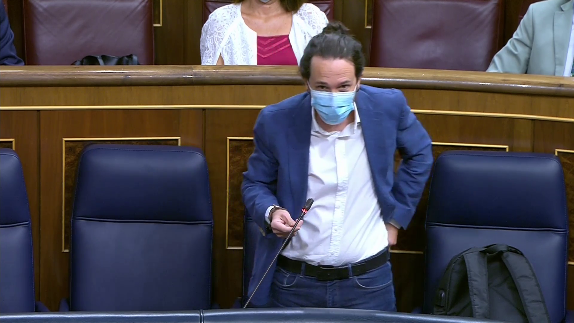 La petición de Pablo Iglesias a Egea que ha terminado en enfrentamiento en el Congreso La petición de Pablo Iglesias a Egea que ha terminado en enfrentamiento en el Congreso