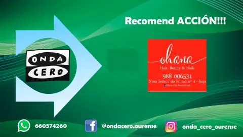 Recomend ACCION con Ohana peluquería y estética Recomend ACCION con Ohana peluquería y estética