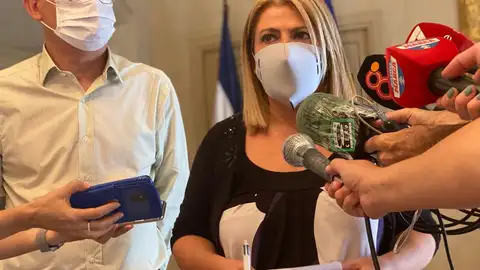 La alcaldesa de Jerez, Mamen Sánchez, y el delegado de Educación, Juan Antonio Cabello La alcaldesa de Jerez, Mamen Sánchez, y el delegado de Educación, Juan Antonio Cabello