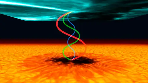 Una cavidad hace resonar las ondas sobre las manchas solares Una cavidad hace resonar las ondas sobre las manchas solares