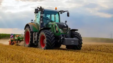 Imagen de un tractor Siniestralidad