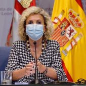  La consejera de Sanidad de la Junta de Castilla y León, Verónica Casado