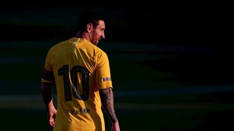 Messi, con el Bar&ccedil;a