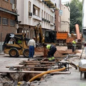 Obras en la calle Montesa Obras en la calle Montesa
