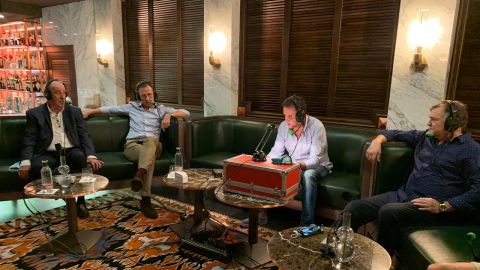 Charla de Jos&eacute; Ram&oacute;n de la Morena con Vicente del Bosque, Valdano y Camacho