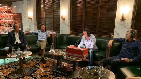 Charla de José Ramón de la Morena con Vicente del Bosque, Valdano y Camacho Charla de José Ramón de la Morena con Vicente del Bosque, Valdano y Camacho