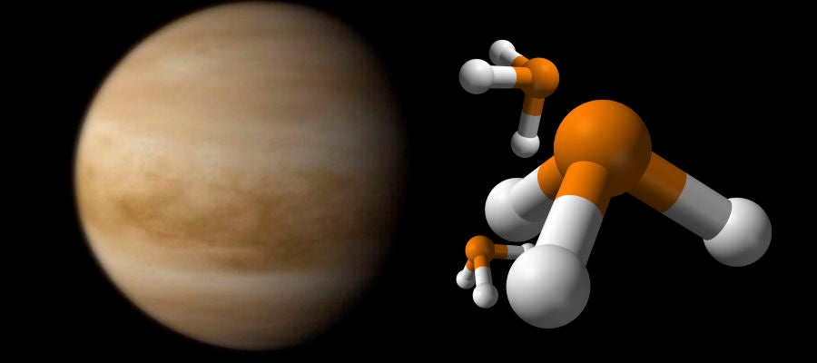 Detectan en Venus fosfina un gas que en la Tierra producen los seres vivos