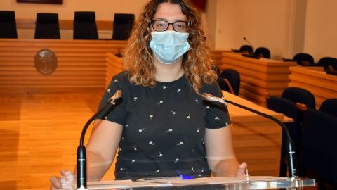 Sara Mart&iacute;nez, portavoz del equipo de Gobierno en el Ayuntamiento de Ciudad Real