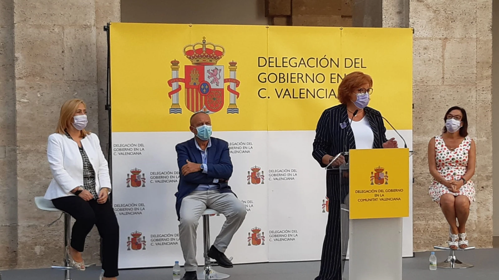 Gloria Calero durante una comparecencia (archivo)
