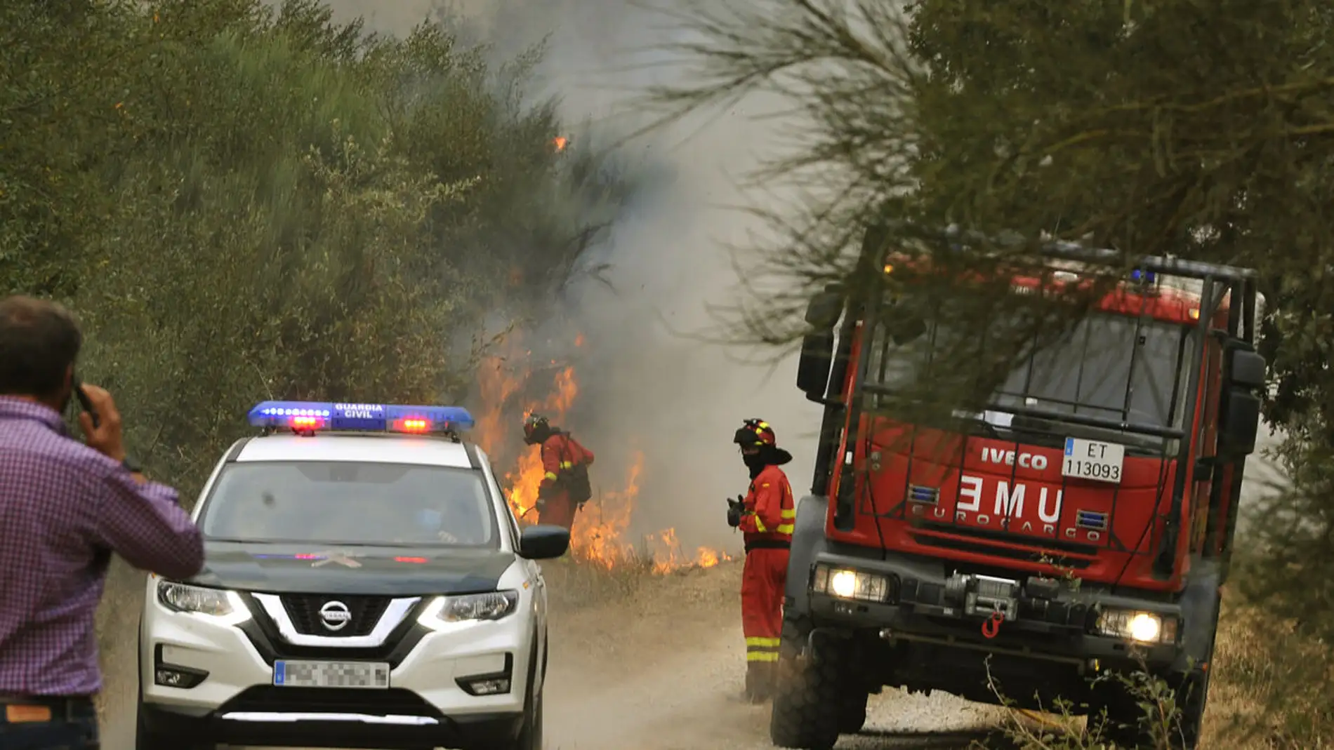 Ourense rexistra unhas 8.000 hectáreas queimadas