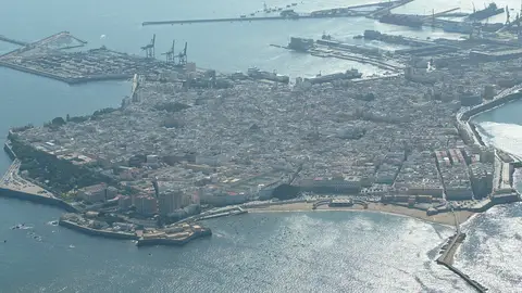 Vista aérea de Cádiz Vista aérea de Cádiz