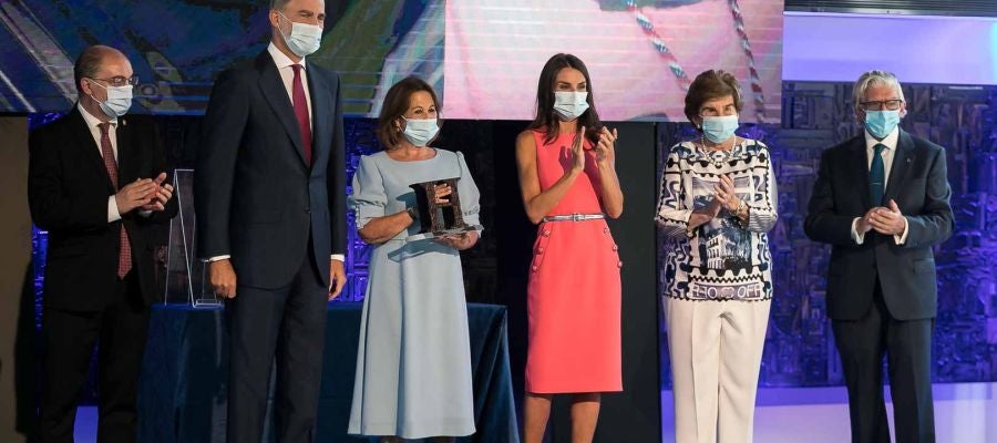 Los Reyes de España en la entrega de los Premios Mompeón y celebración de los 125 años de Heraldo de Aragón Los Reyes de España en la entrega de los Premios Mompeón y celebración de los 125 años de Heraldo de Aragón