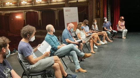 Presentaci&oacute;n del festival de teatro en Vitoria