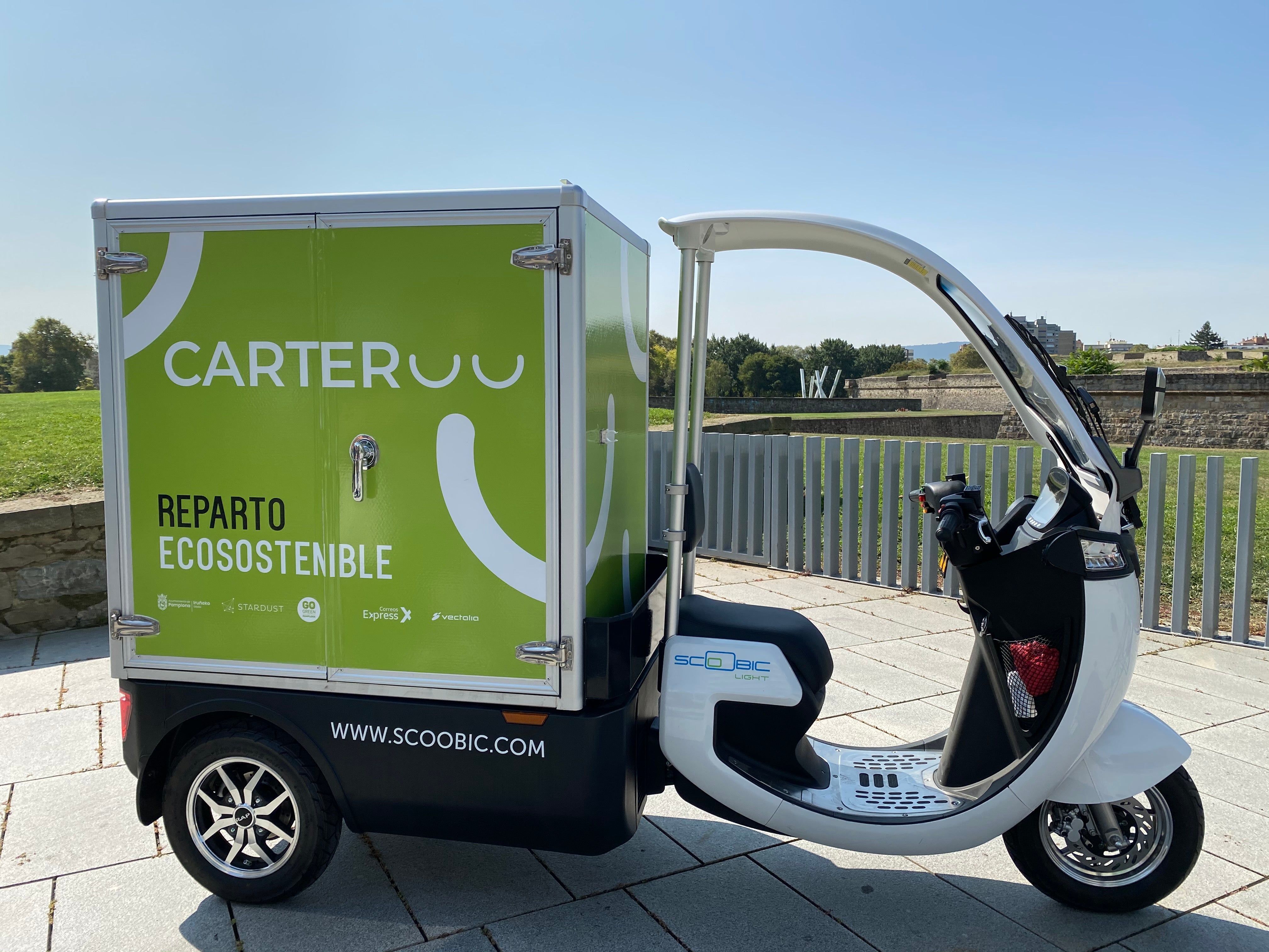 Carteroo elige Pamplona para poner en marcha su servicio de entrega de paquetes a domicilio "limpio y sostenible" Carteroo elige Pamplona para poner en marcha su servicio de entrega de paquetes a domicilio "limpio y sostenible"