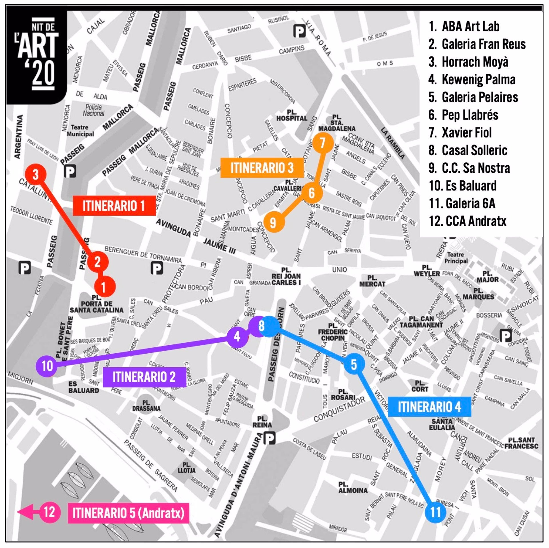 La Nit de l'Art 2020 comienza este miércoles con itinerarios guiados por las galerías La Nit de l'Art 2020 comienza este miércoles con itinerarios guiados por las galerías