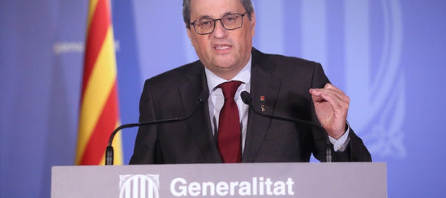 Quim Torra, a la delegació del Govern a Madrid Quim Torra, a la delegació del Govern a Madrid