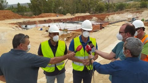 Instantes de la rueda de prensa