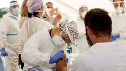 Prueba del coronavirus