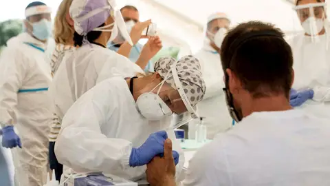 Prueba del coronavirus Prueba del coronavirus