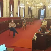 Reunión en el Ayuntamiento de Cádiz Reunión en el Ayuntamiento de Cádiz
